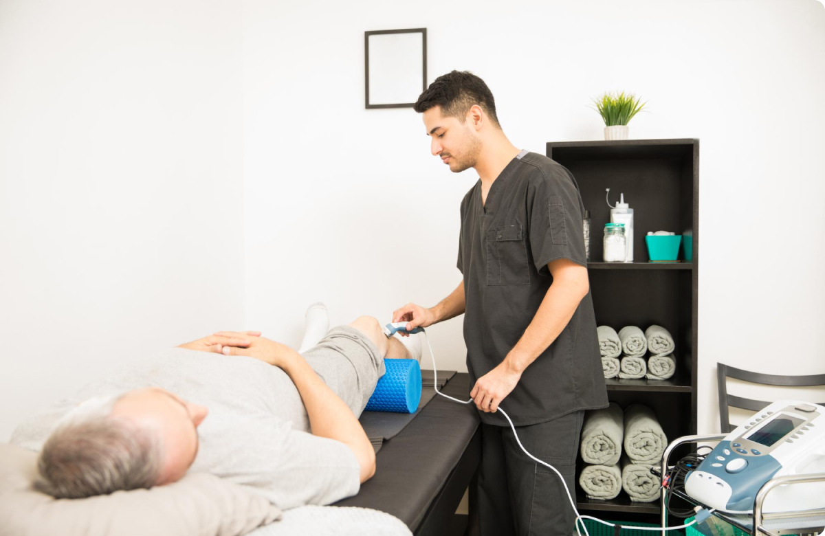 Electrotherapy service at physiocarerimbey